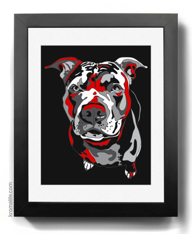 American Pit Bull Terrier I Art Print
