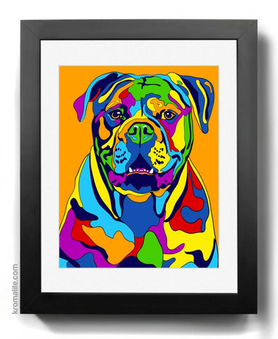 American Bulldog Art Print