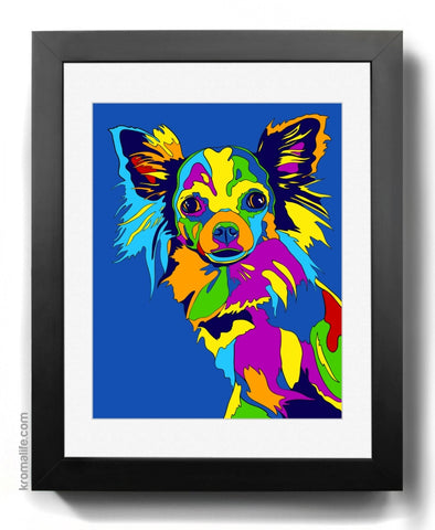 Chihuahua (longhair) Art Print