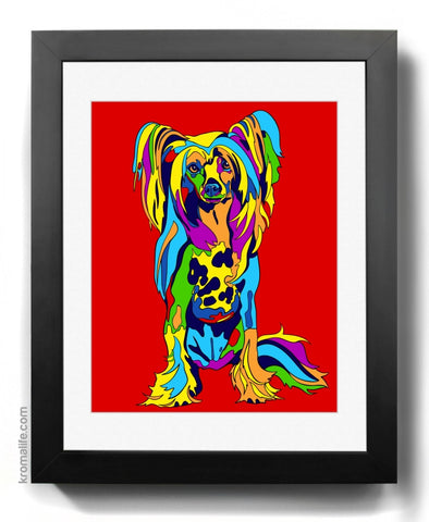 Chinese Crested Art Print
