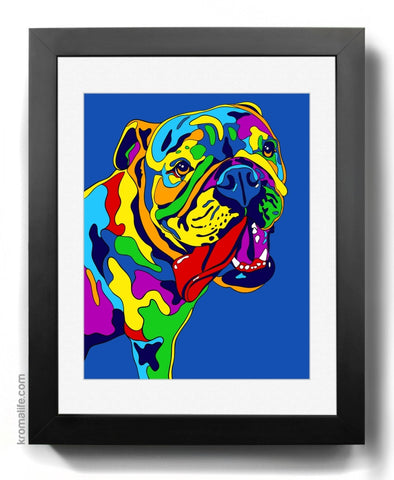 English Bulldog III Art Print