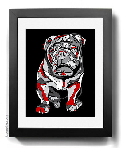 English Bulldog II Art Print