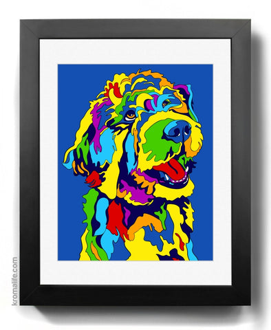 Goldendoodle Art Print