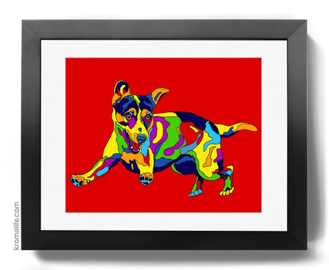 Jack Russell Terrier II Art Print