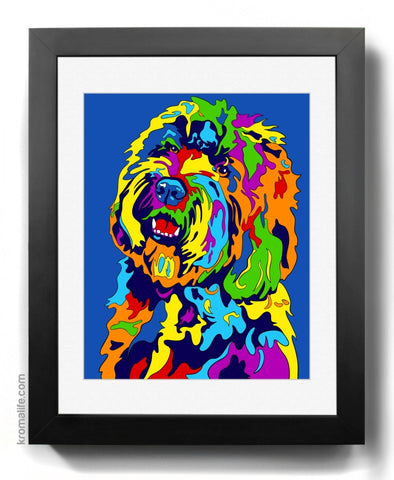 Labradoodle Art Print