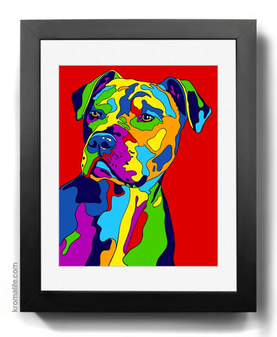 American Pit Bull Terrier II Art Print