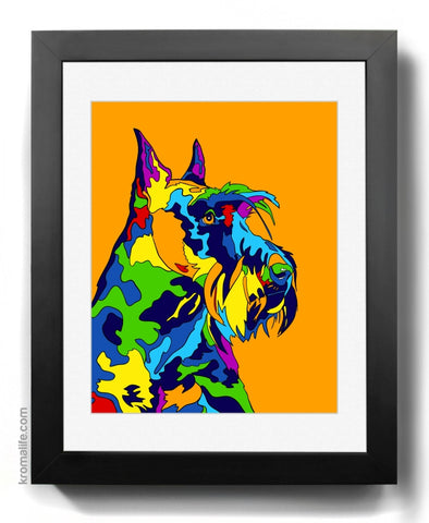 Scottish Terrier (Aberdeen) Art Print